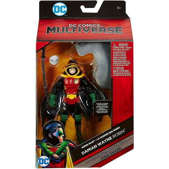 DC Comics Multiverse King Shark Series Damian Wayne Robin Action Figure