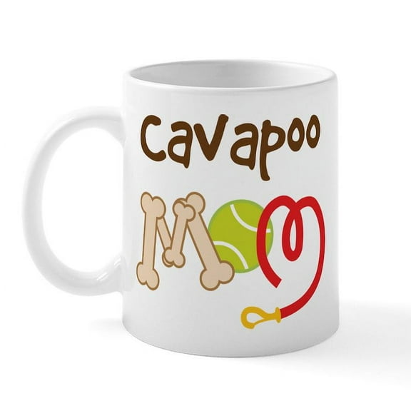 CafePress - Cavapoo Dog Mom Mug - 11 oz Ceramic Mug - Novelty Coffee Tea Cup