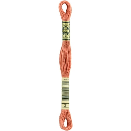 UPC: 0077540928132 | DMC 6-Strand Embroidery Cotton 8.7yd-Light Alizarin