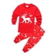 thumbnail image 1 of Conjunto de pijama navideño para niños, conjunto navideño de dos piezas para niños y niñas, 1 of 5