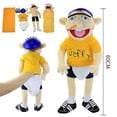 thumbnail image 2 of Jeffy Hat Hand Puppet Cosplay Plush Toy Game Stuffed Doll Children Gifts, 2 of 5