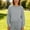 Gray, variant on Cropped Sweatshirts for Women Solid Color Fashion Crew Neck Pullover Tops Long Sleeve Loose Fall Winter Casual Comfy Soft Shirts