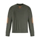 thumbnail image 3 of Blusas y camisas de manga larga con cuello redondo, sudadera con capucha, bolsillo, color liso, corte medio, media cremallera, para hombre, manga larga, sin capucha, ropa informal, chaquetas, blusa pa, 3 of 5