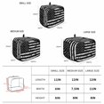 thumbnail image 6 of Toaster Cover 2 Slice, Black White Dustproof Bakeware Oven Protector with Top Hook, Retro Stars Stripes Flag Shabby Chic Texture Waterproof Small Kitchen Appliance Toasters Dust Cover, 11"x6"x8", 6 of 9