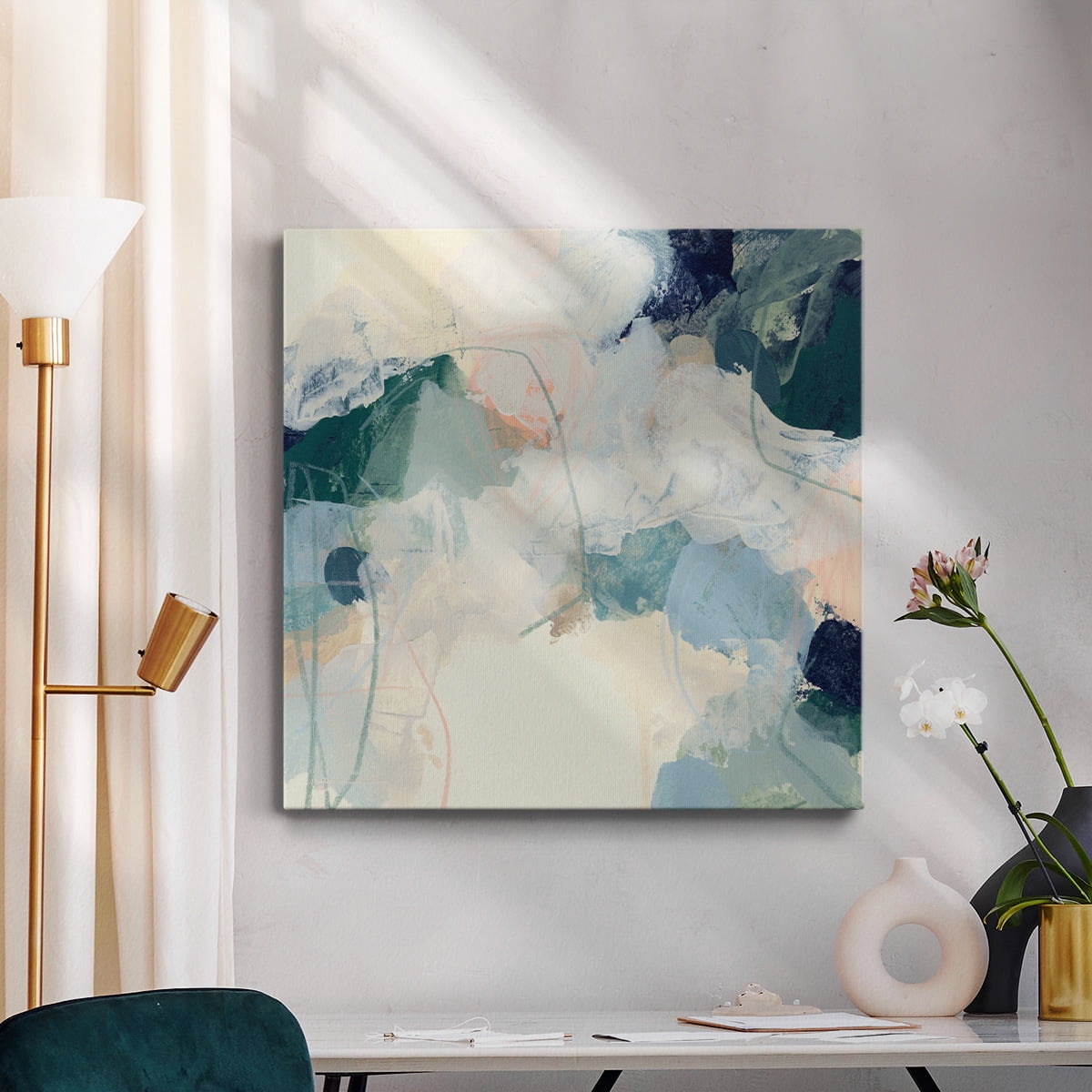 Wexford Home Cloud Gesture II-Premium Gallery Wrapped Canvas, 10" x 10" - Ready to Hang