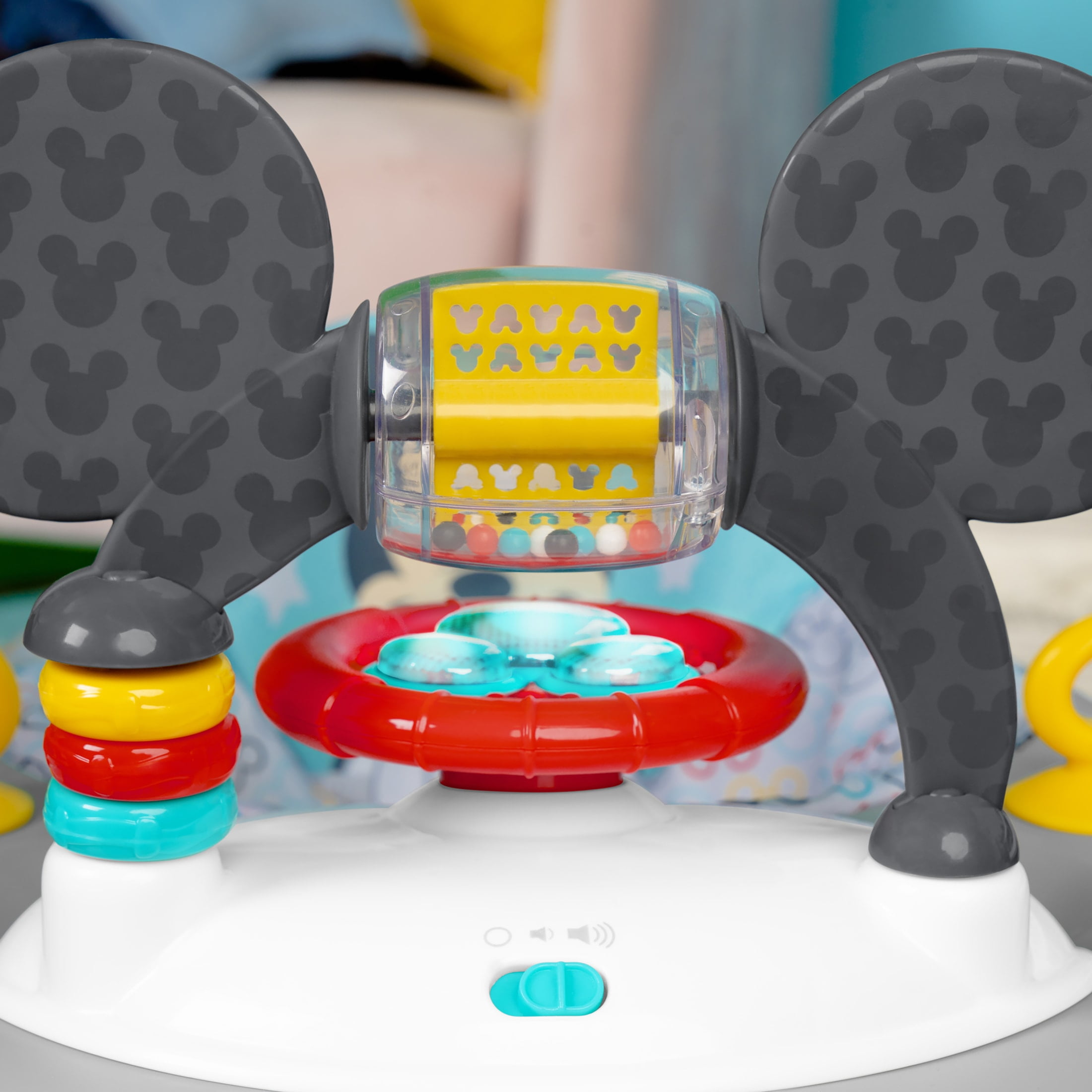 Disney Baby Mickey Mouse Original Bestie 2-in-1 Infant Activity Walker by Bright Starts, Blue