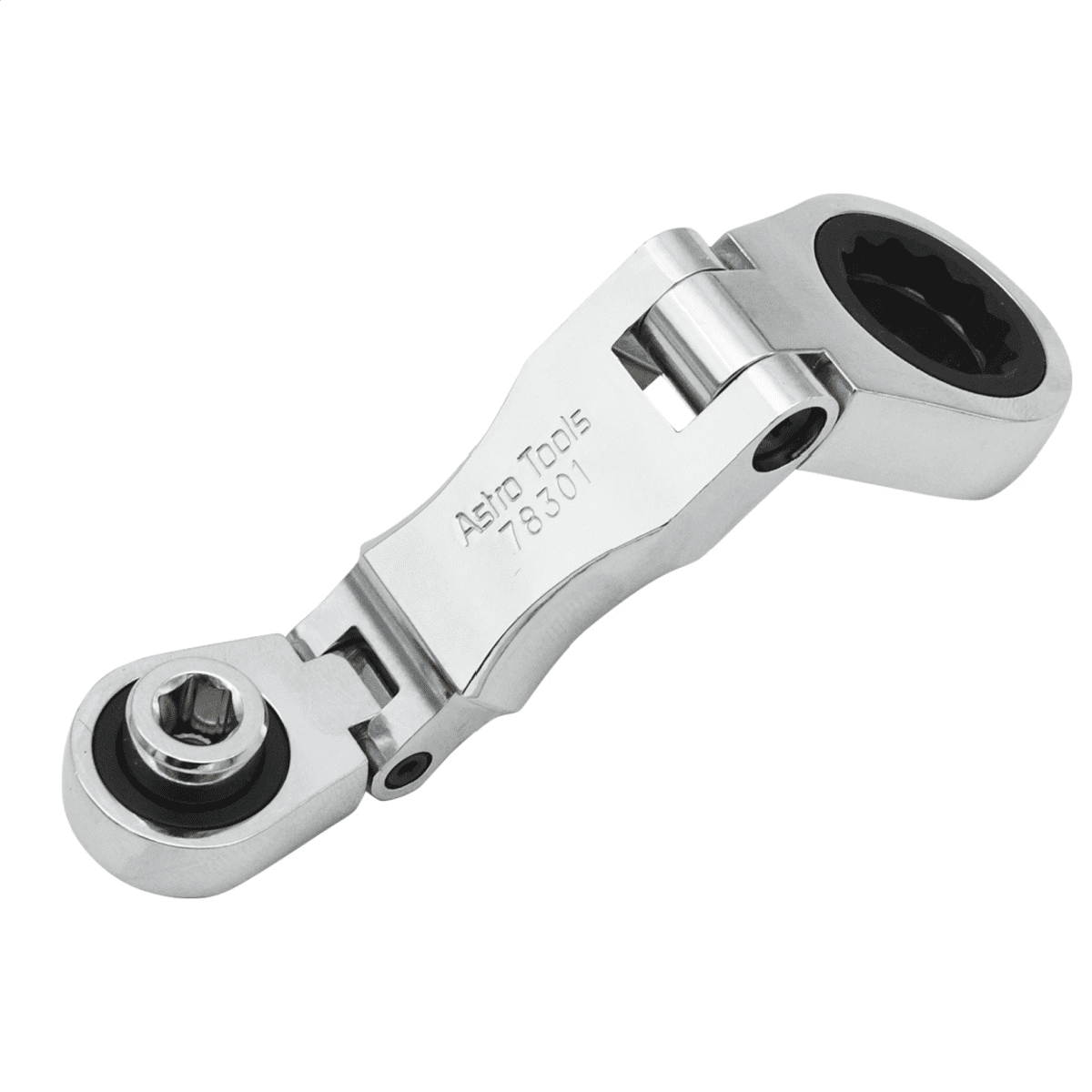 Astro Pneumatic 78301 Double Flex Head Ratchet Palm Sized Nano