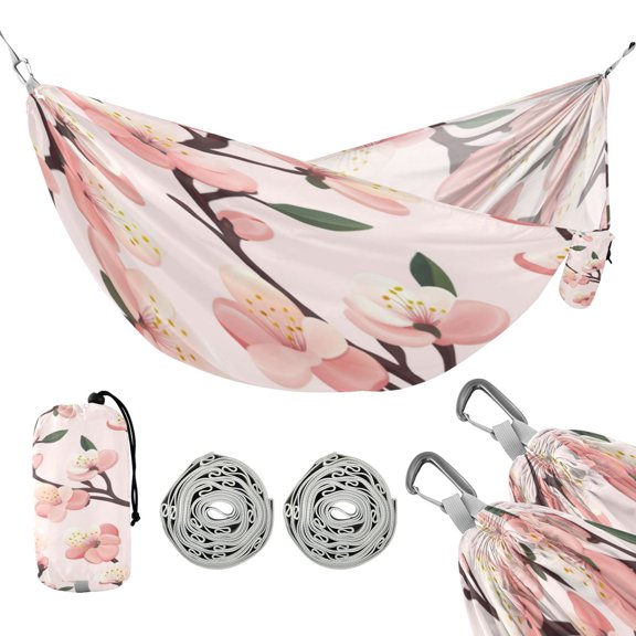 Hammock Camping Hammock Nylon Portable Hammock Travel Camping Hammock Pretty Pink Plum Seamless