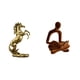 thumbnail image 1 of Estatua de caballo pensador abstracta hecha a mano, figura decorativa de mesa, escultura artística para hoteles, estanterías, chimeneas, oficinas y ba, 1 of 8