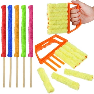  Microfiber Detail Duster Sticks Crevice Cleaning Tool Brush  Mini Detail Dusters for Cleaning Home Car Window The Smallest Spaces(12  Pieces) : Health & Household