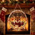 thumbnail image 3 of 5D DIY Pearl Diamond Painting Kit : Christmas Reindeer Theme,Christmas Festival Sparkling Art Hanging Ornaments for Christmas Tree Wall Window Decoration, 3 of 7