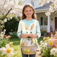 thumbnail image 5 of Amzcrzy Long Sleeve Shirts for Boys Girls Crew Neck Easter Egg Bunny Print Graphic T-Shirt for Easter Casual Creative Pullover Cute Tops 3-12 Years, 5 of 9