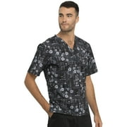 Cherokee Prints Men Scrubs Top V-Neck CK675