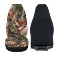 thumbnail image 5 of Binienty Brown Hunting Camo Front Car Seat Covers Stretchable Polyester Washable Automotive Seat Cover Set of 2 Anti-Scratch Breathable Vehicle Bucket Cushions Easy Install Fit for Cars SUV Truck, 5 of 8