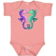 thumbnail image 3 of Inktastic Seahorses Kissing with Hearts Boys or Girls Baby Bodysuit, 3 of 5