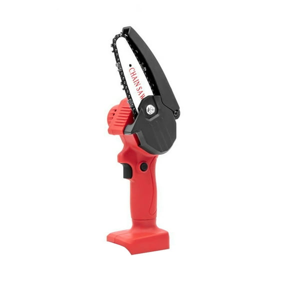 Yeacher Handheld Portable Electric Pruning Saw Cordless Mini Chainsaw Small Wood Splitting Chainsaw One-handed Pruning Tool Power Chain Saw with Storage Case for Garden Orchard Tree Branch Wood Cutt