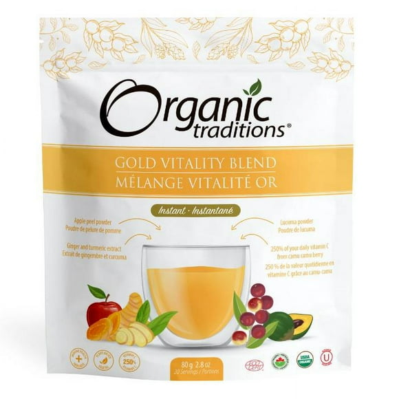Organic Traditions - Mélange de Vitalité Or, 80g