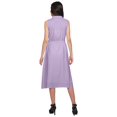 thumbnail image 4 of Moomaya Womens Sleeveless Lapel Collar Dress With Pockets Printed Summer Wear, 4 of 5