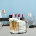 thumbnail image 3 of Dispensador de hilo dental, organizador de almacenamiento, tamaño compacto, contenedor para discos de algodón, accesorios de baño, 3 of 8