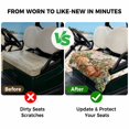 thumbnail image 4 of Golf Cart Seat Covers for 2 Seater,Fall Thanksgiving Pumpkins Microfiber Cart Seat Towel Blanket,Autumn Floral Botanical Absorbent Breathable Non Slip Bench Seats Protector for Golf Course 51"x31", 4 of 9