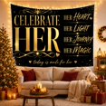 thumbnail image 3 of Celebrate Embellished Shimmering With Glitter Star Like, Mystical Fantasy for Space Lovers, Wall Decor, Valentine's Day Gift, Tapestry Wall Hanging for Dorm and Living Room, 3 of 7