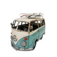 thumbnail image 1 of Blue Vintage VW Bus Metal Model, 1 of 1