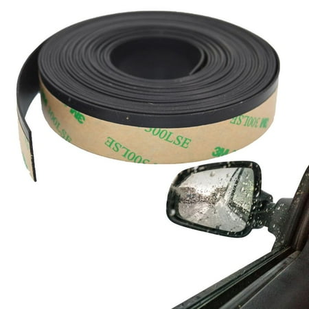 

Lucybak Windshield Weather Stripping Self Adhesive Front Windshield Rubber Seal Self-Adhesive Auto Rubber Weather Draft Seal Strip 4M/13.12Ft amicably
