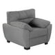 thumbnail image 3 of Sala 3-2-1 Dicasa Monza (Sofá, Love Seat y Sillón) Gris para Sala, 3 of 13