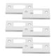 thumbnail image 3 of 6 placas de refuerzo para cerraduras de puerta: placas de refuerzo de acero inoxidable para puertas interiores de madera con hebilla de bloqueo de cerrojo., 3 of 5