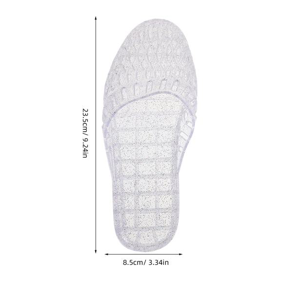 TABLZONE Women's Non Slippers, Closed Toe Slide Shoes for Beach, Shower, Pool, 1 Pair