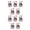 Multicolor5, variant on BESTSKY 10Pcs Guitar Picks,Better Tone Guitar Accessories,Improved Performance Quick Response Guitar Pick,Multicolor5