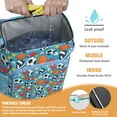 thumbnail image 2 of Travel Cooler Bag - Baseball Football Pattern Camping Beer Cooler Backpack with Bottle Opener- Waterproof Insulated Picnic Backpacks - Cooler Bag for Beach, 2 of 6