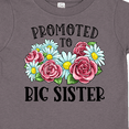 thumbnail image 4 of Inktastic Promoted to Big Sister with Flowers Girls Toddler T-Shirt, 4 of 5