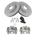 thumbnail image 2 of TRQ Front Brake Calipers Ceramic Pads & Rotors Fits 2007-2012 Nissan Sentra BKA25568, 2 of 6