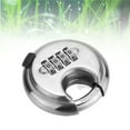 thumbnail image 3 of HINTRMENT 1Set Secure Password Lock Mechanical Code Lock Stainless Steel For Door Drawer Silver 7X7X0.37In, 3 of 8