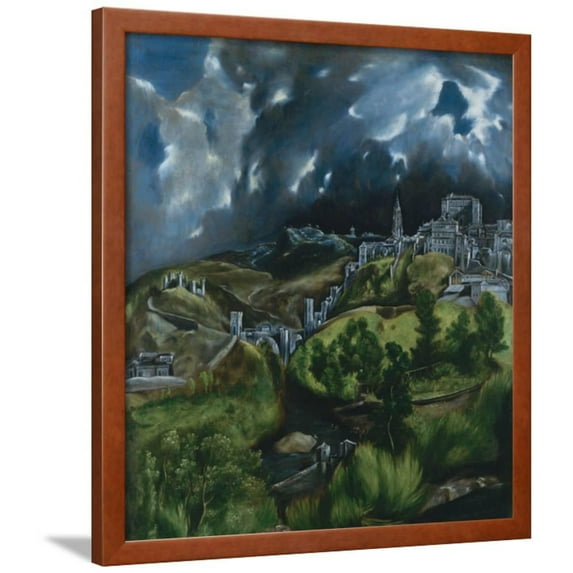 View of Toledo, C.159799, Scenic Framed Art Print Wall Art by El Greco Sold by Art.Com