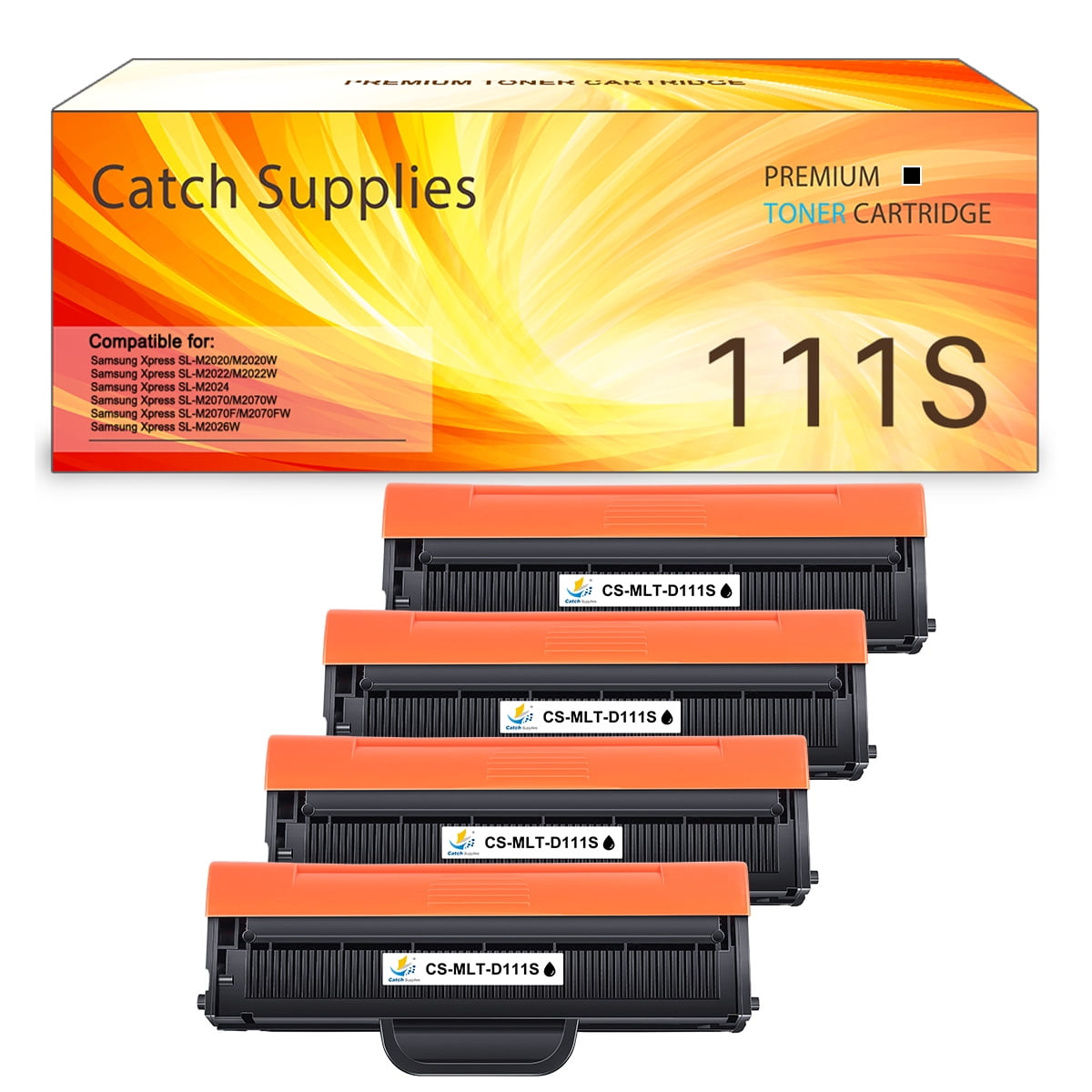 Pursuit Aggregate Huge Catch Supplies Compatible Toner Replacement for Samsung MLT-D111S D111S  111S MLT111S for Samsung M2020w M2070fw M2020 M2070 M2070w M2024w M2022w  M2071W Printer (Black, 3-Pack) - Walmart.com