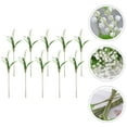thumbnail image 4 of KAKOWELY 10 manojos de tallos de lirio de los valles artificiales, plantas de simulación, plantas decorativas para el hogar, 4 of 4
