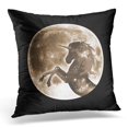 thumbnail image 1 of BOSDECO Colorful Abstract Unicorn Full Moon Fantasy Pink s Pillowcase Pillow Cover Cushion Case 18x18 inch, 1 of 1