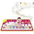 thumbnail image 1 of Aviation Supplies & Academics Kids Piano Mat, Music Mats Keyboard Dancing Play Mat Electronic Touch Play Blanket Musical Carpet Toys Gift for Child（39.4"X14.2"）, 1 of 7