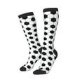 thumbnail image 2 of Fotbe Soccer Ball print Women's Men's Novelty Crew Socks Cotton Socks Knee High Socks for Walking,Running,Nurses,Pregnancy, 2 of 8