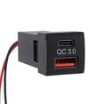 thumbnail image 1 of Chargeur Double Usb pour Voiture Adaptateur Pd Type-c pour Qc 3.0 Charge Rapide, 1 of 5