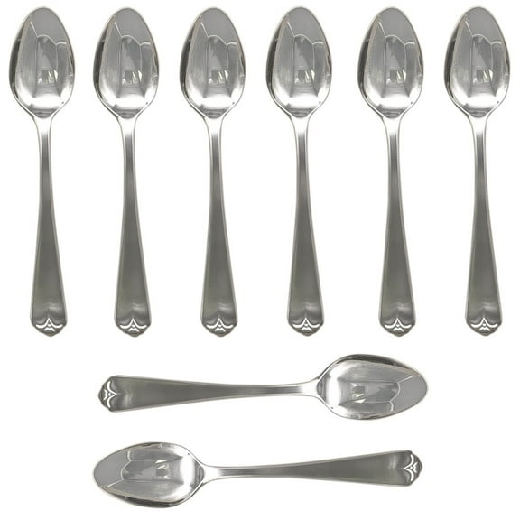 Wallace Lotus 18/8 Stainless Steel Teaspoon (Set of Eight)