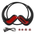 thumbnail image 1 of IPX8 Waterproof Sports Headphone Swimming Rear Hanging Bluetooth Earphone with 8G MemoryRed, 1 of 4