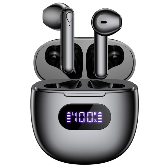 Auriculares inalámbricos Jrwaro Bluetooth V5.3 48H Playtime IPX7 negros