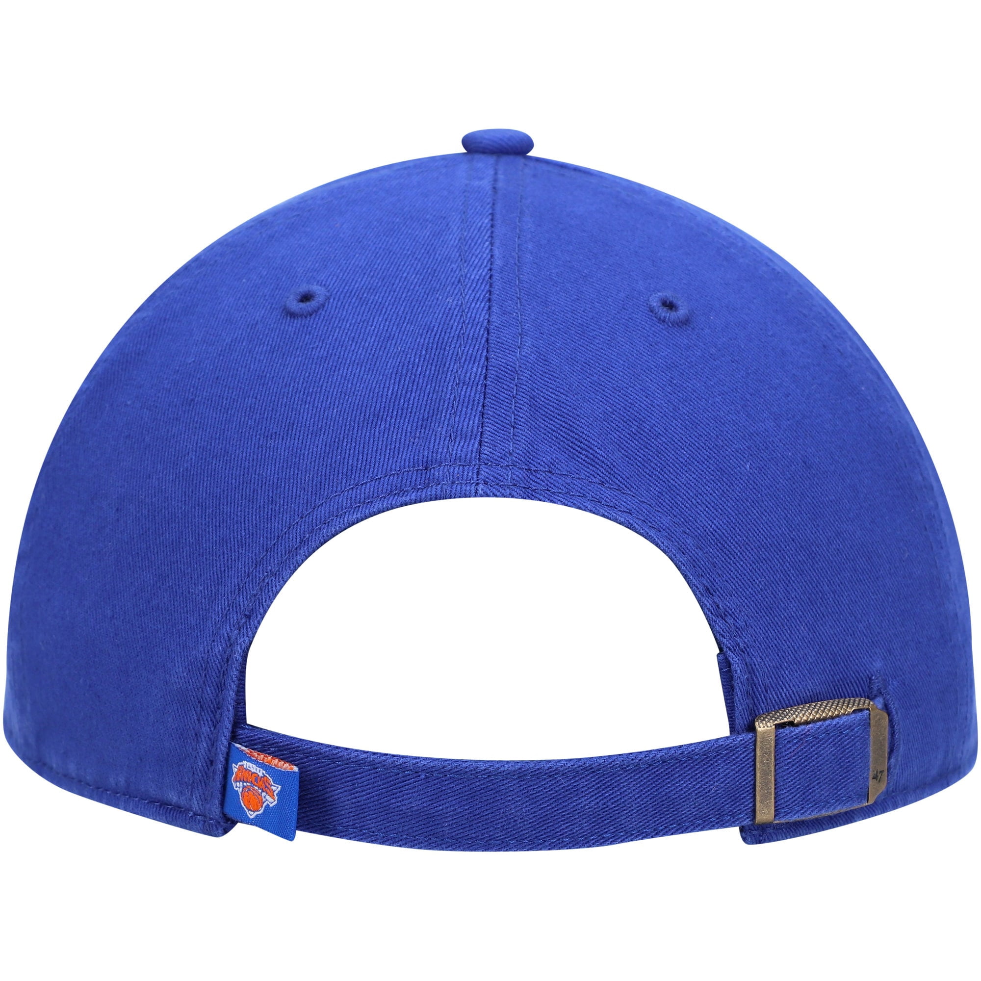 Men's '47  Blue New York Knicks Core Logo Clean Up Adjustable Hat
