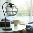 thumbnail image 3 of All the Rages LHT-5061-BK Lampe de Table en Métal Arqué Lalia, Noir, 3 of 4