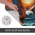 thumbnail image 6 of Gukieu Textured Bald Eagle Print Dust-proof Floor Mats, Water-absorbent and Non-slip Flannel Door Mats 16x24in, Home Decoration Suitable for Kitchen, Bathroom, Garage, 6 of 7
