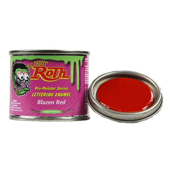 Blazen Red Lettering Enamel