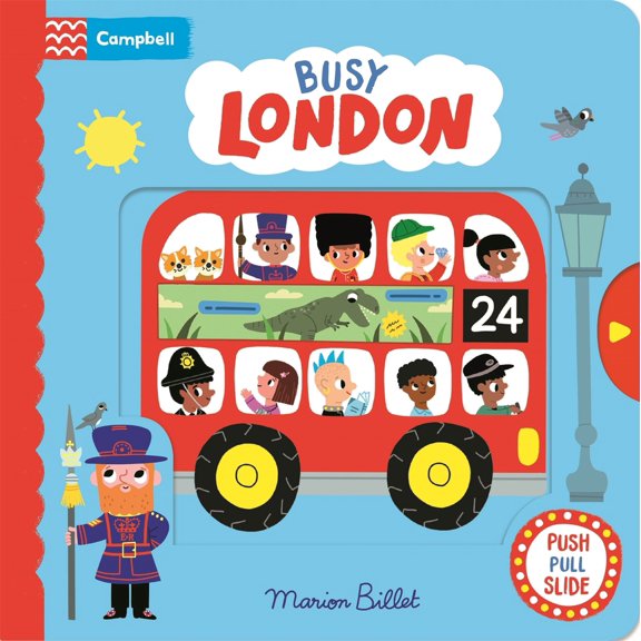 Pre-Owned Busy London: A Push, Pull and Slide Book (Campbell London) (Unknown) 103501193X 9781035011933